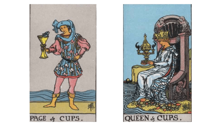 Elements of your character are revealed through your Pre and Post Mid-life Court Royal Significators. These evolve based on your life stage.
Knowing your Court Cards - and of those close to you - can glean powerful insights in future tarot readings.