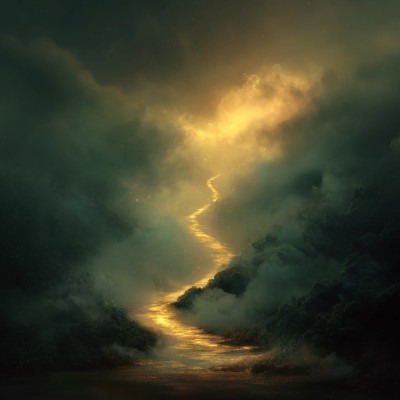 winding_golden_path_made_of_light_ascending_through_l_147ec7a5-f0e3-41bb-9aa8-40894872c1a0